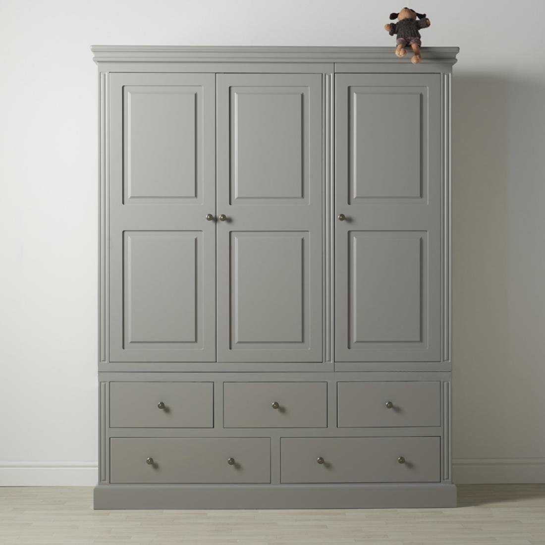 Archie 3 Door 5 Drawer Wardrobe Boys Wardrobes Kids Bedrooms