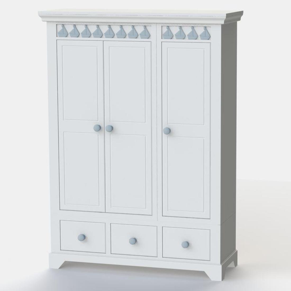 Little Buoy Blue 3 Boys Wardrobe Kids Wardrobe