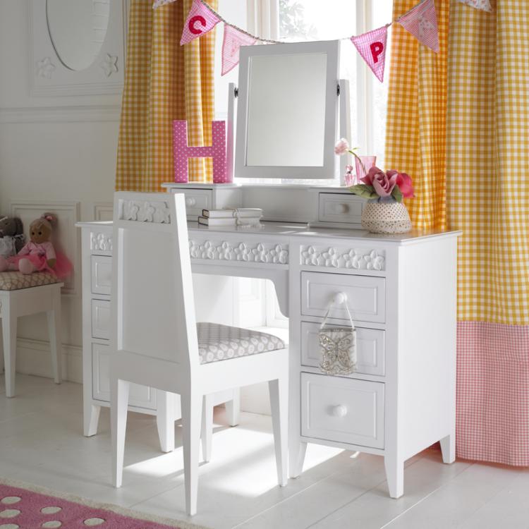 Daisy Brambles Dressing Table And Mirror, Childrens Vanity Table With Mirror